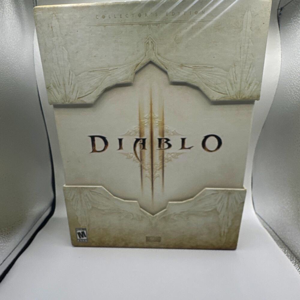 Diablo III 3 Collector's Edition PC/Mac INCOMPLETE - Missing Skull & USB